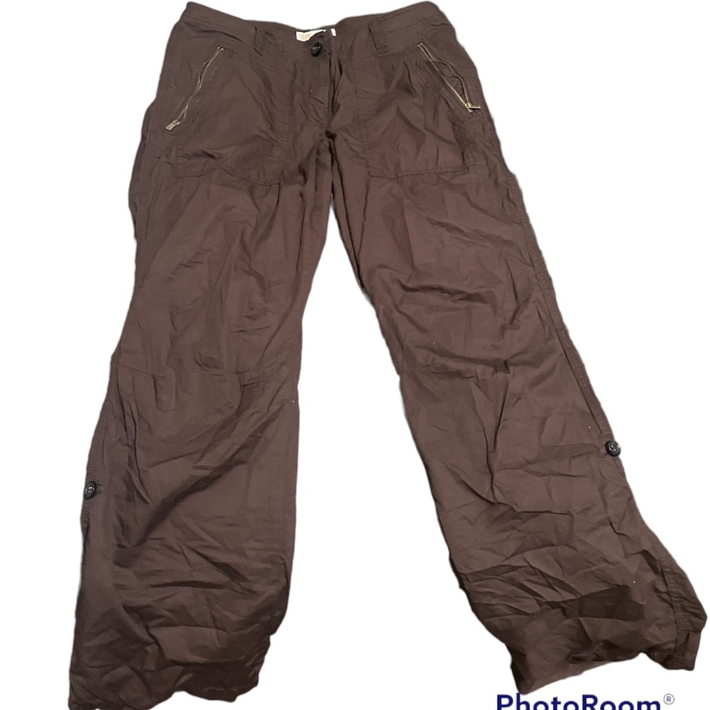 Michael Kors size 12 cargo brown bottoms